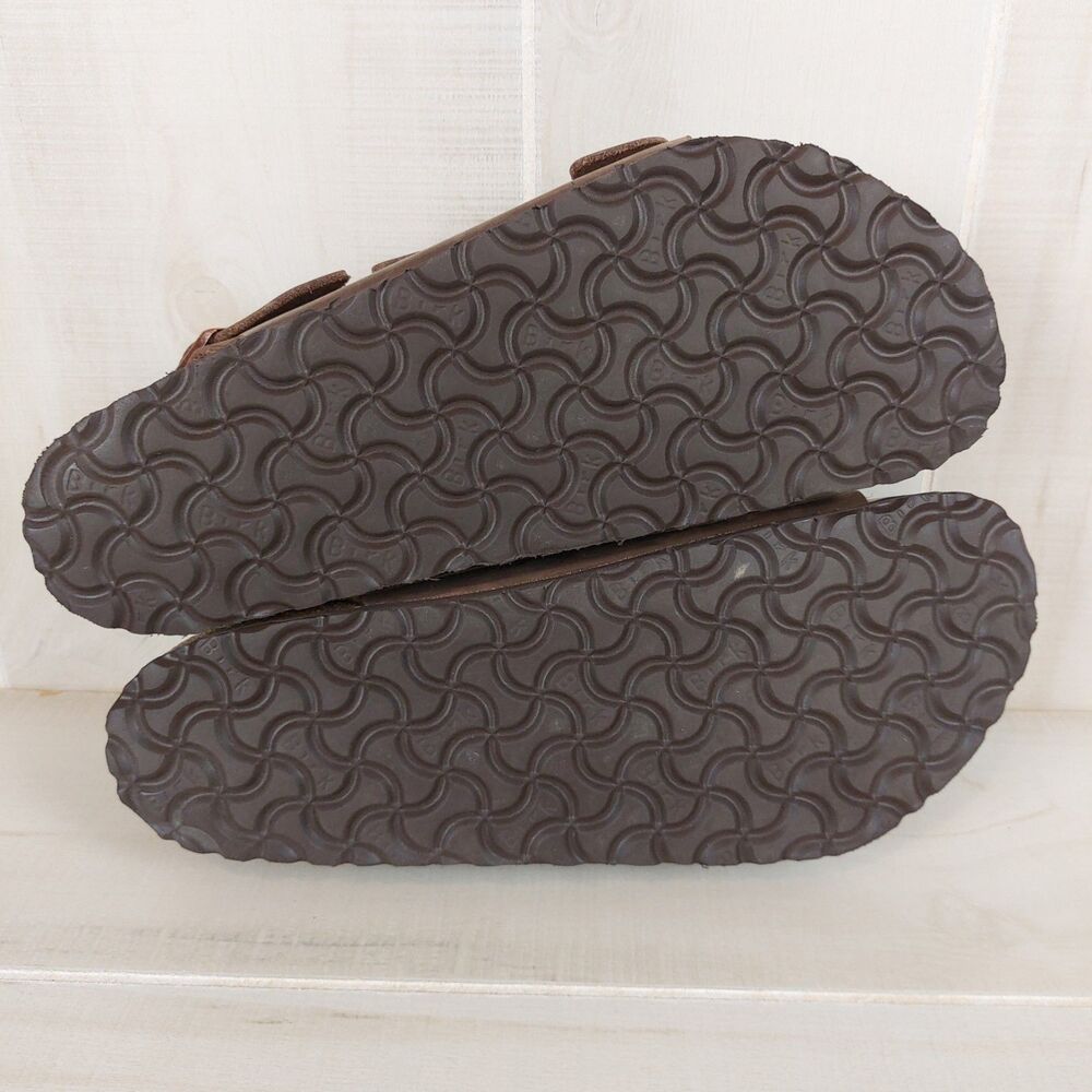 Birkenstock Milano Sandals Men's Size 10 Mocha Adjustable Straps - Picture 7 of 7